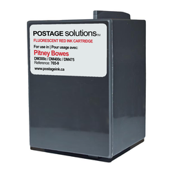765-9 - Encre rouge pour PITNEY BOWES DM300c / DM400c / DM475