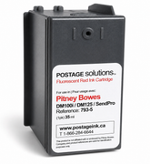 793-5 – Compatible red ink cartridge for Pitney Bowes DM100i, DM125 - SendPro C200, C300, C400, SendPro+
