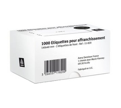 AVERY - Double Postage Tape Strips – Compatible with QUADIENT / Neopost IS280, IS350, iX-5, iX-7 (1,000 labels)