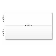 72107375J – Compatible Postage Tape Sheets for Quadient IS280, IS350, iX1, iX3, iX5 and iX7 (2 x 1-3/4")